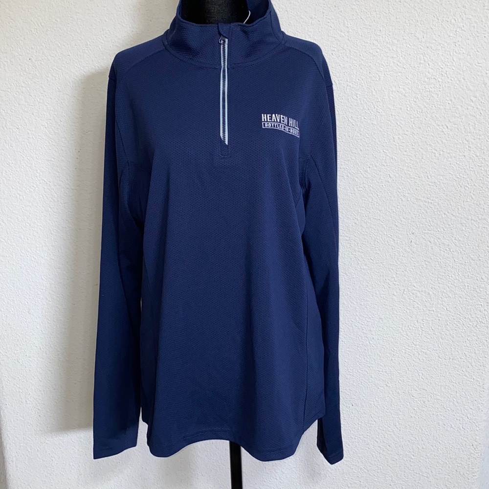 NWOT! Sport Tek- Navy Blue & White “Heaven Hill” Long Sleeve Patterned Jacket